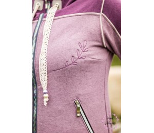 Stickserie - Flower Swirls Line Art